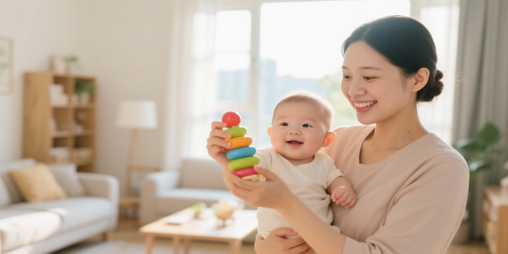 十月阳光育儿嫂，会把早教开发融入宝宝日常照料