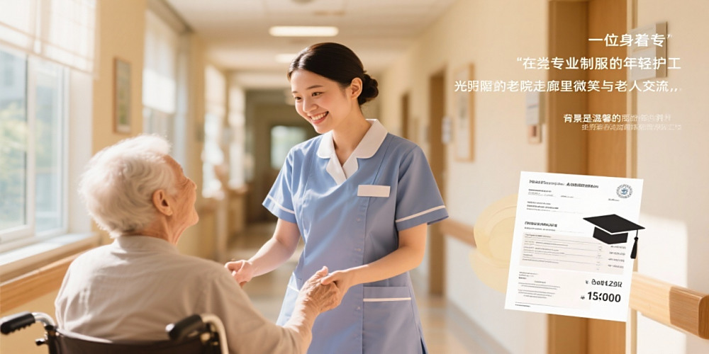 2025养老护工工资曝光,十月阳光毕业高薪资