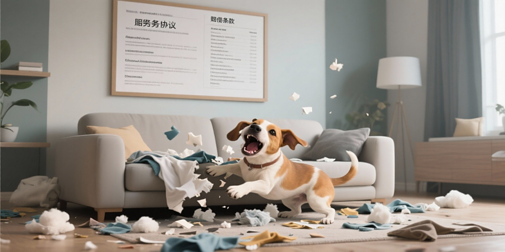 宠物破坏家具赔偿纠纷:如何通过服务协议规避风险?