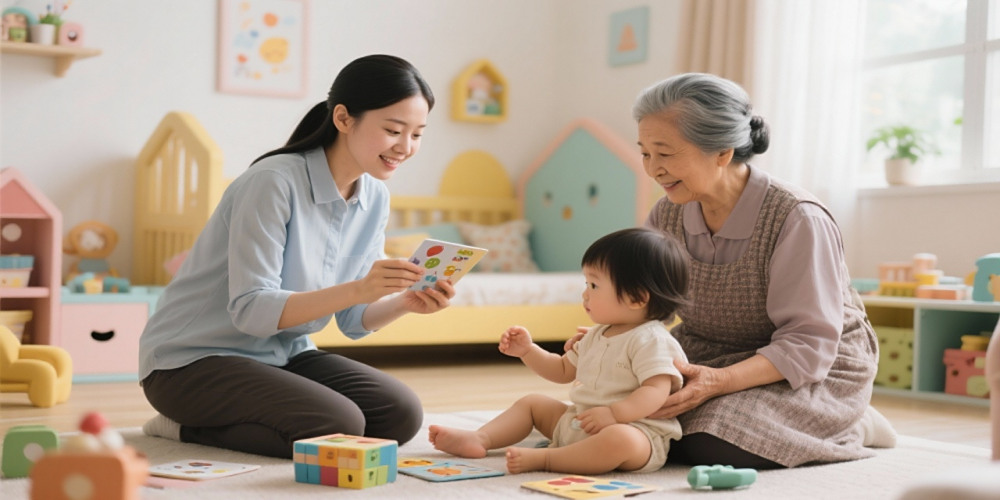 专业育儿嫂与传统保姆在早教开发上的区别