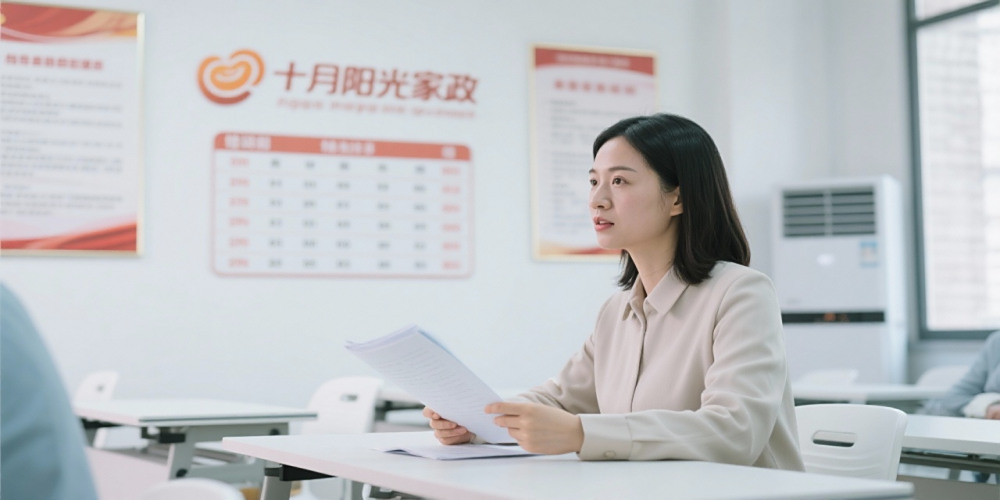 十月阳光家政加盟培训:学员包就业,加盟商享资源共享特权