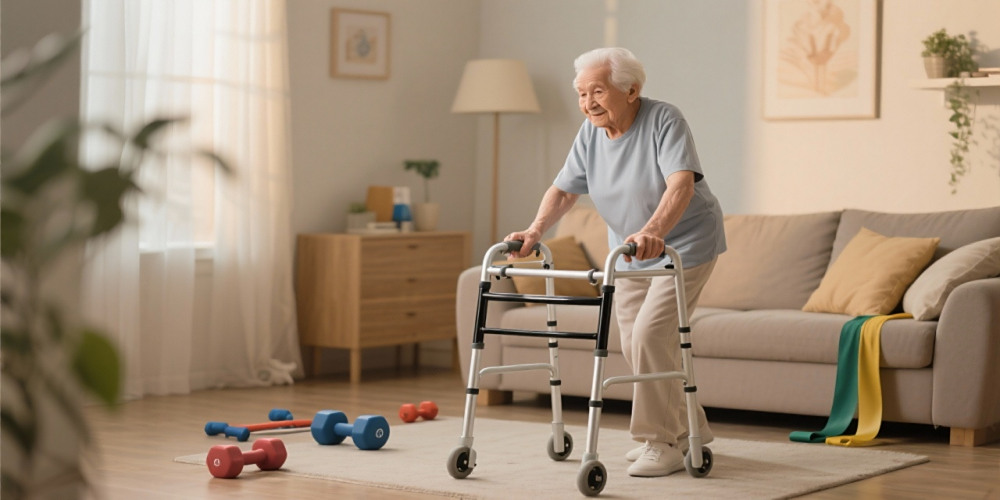 照顾老人的康复训练:适度活动与身体锻炼