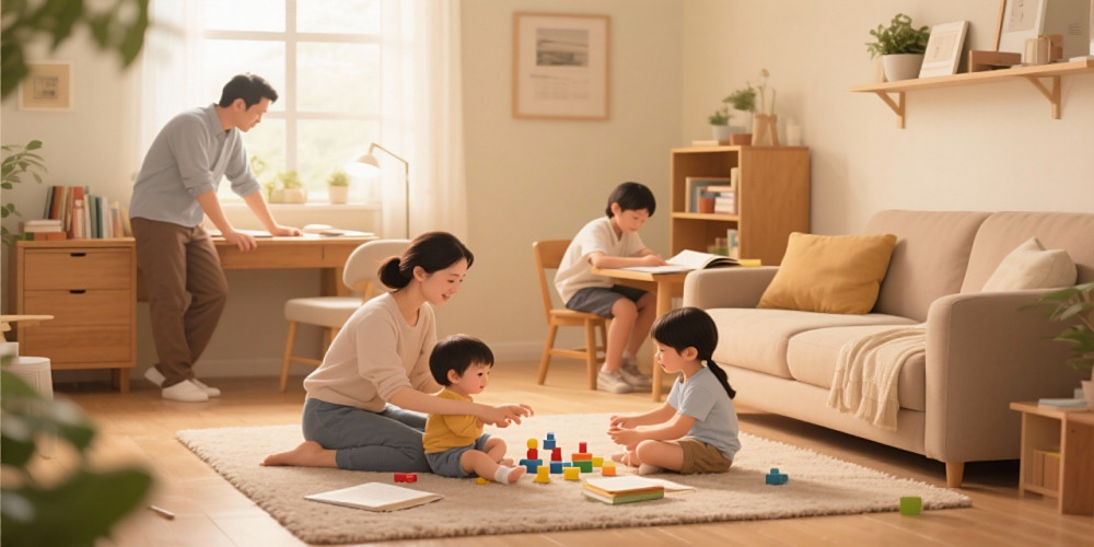 照顾多孩家庭的小孩:兼顾每个孩子的需求