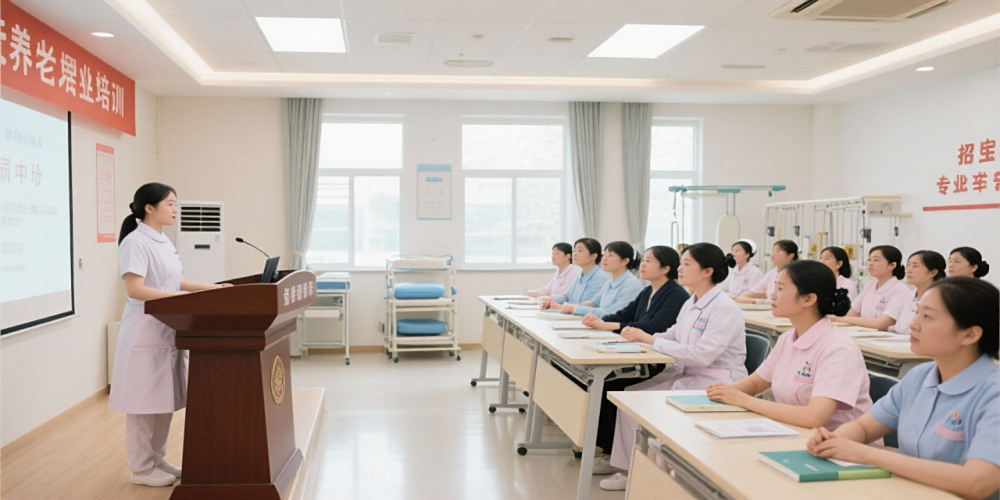 上海养老护工培训考点地址,十月阳光5大校区就近学