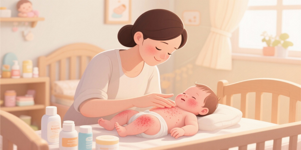 育儿嫂照顾小儿湿疹:避开这些护理误区