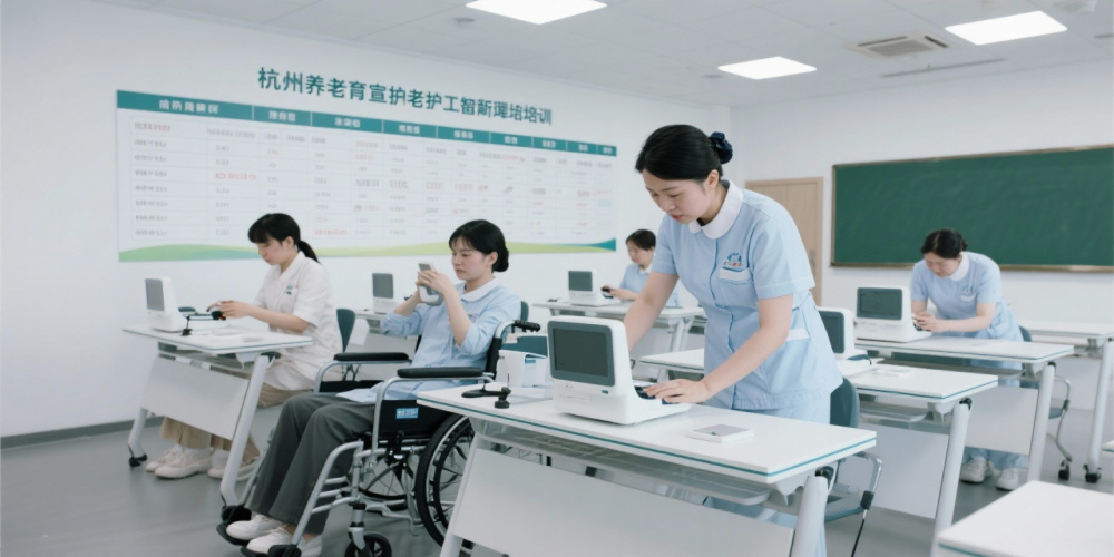 杭州养老护工培训课程表!智慧养老设备操作成新考点