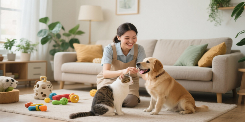 照顾宠物的保姆选哪家?十月阳光南京有服务点