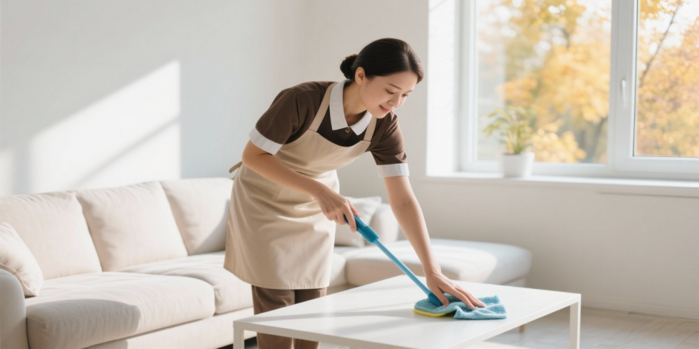 钟点工的家务劳动能力 十月阳光会提前评估