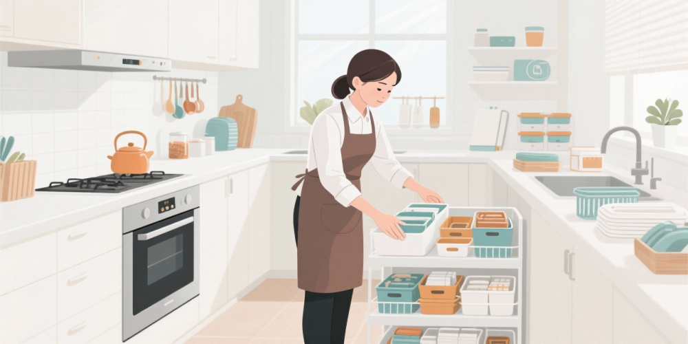 家政培训:整理收纳师厨房收纳实用技能